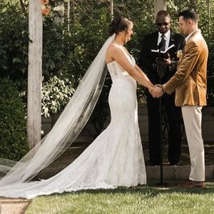 Cathedral wedding veil